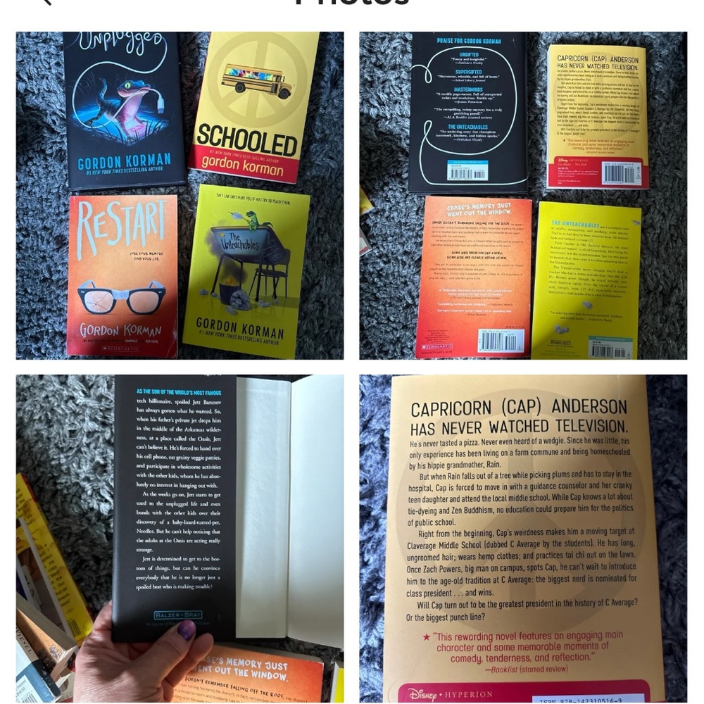 Gordon Korman Book Collection